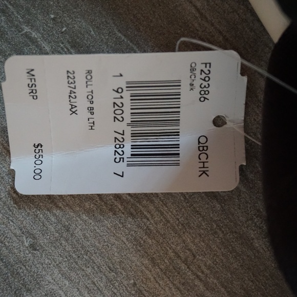 Coach Roll Top Leather Backpack main image 4